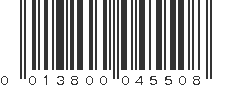 UPC 013800045508