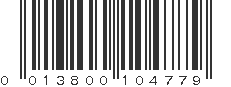 UPC 013800104779