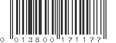 UPC 013800171177