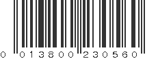 UPC 013800230560