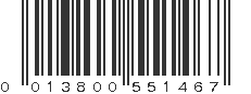 UPC 013800551467