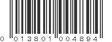 UPC 013801004894