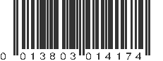 UPC 013803014174