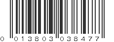 UPC 013803038477