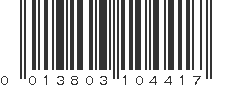 UPC 013803104417