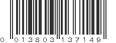 UPC 013803137149