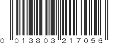 UPC 013803217056