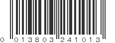 UPC 013803241013