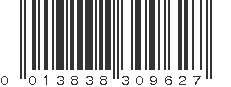 UPC 013838309627