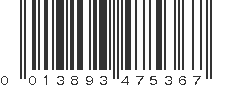 UPC 013893475367