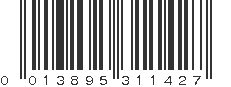 UPC 013895311427