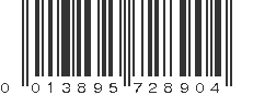 UPC 013895728904