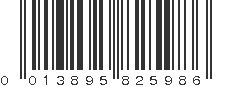 UPC 013895825986