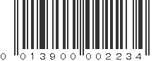 UPC 013900002234