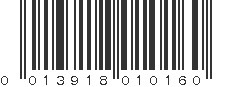 UPC 013918010160