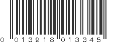 UPC 013918013345