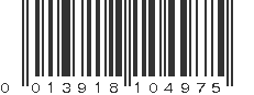 UPC 013918104975