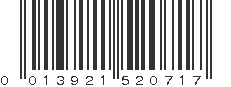 UPC 013921520717