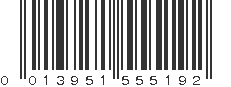 UPC 013951555192