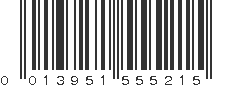 UPC 013951555215