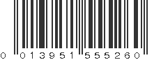 UPC 013951555260