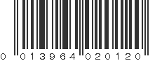 UPC 013964020120