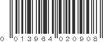 UPC 013964020908