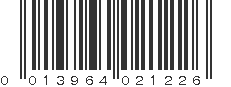 UPC 013964021226