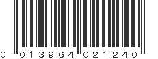 UPC 013964021240