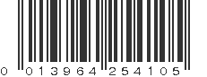 UPC 013964254105