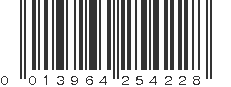 UPC 013964254228