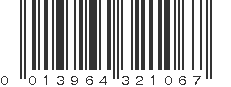 UPC 013964321067