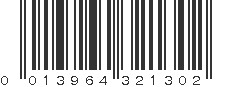 UPC 013964321302