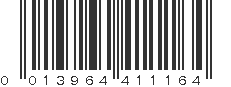 UPC 013964411164