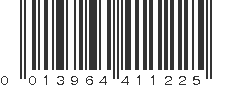 UPC 013964411225