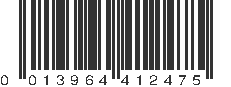 UPC 013964412475