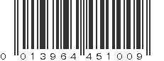 UPC 013964451009