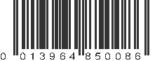 UPC 013964850086