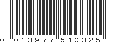 UPC 013977540325