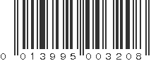 UPC 013995003208