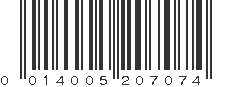 UPC 014005207074