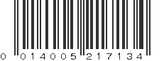 UPC 014005217134