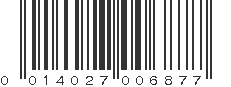 UPC 014027006877