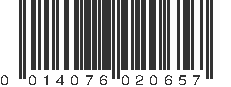 UPC 014076020657