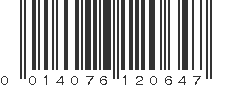 UPC 014076120647