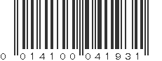 UPC 014100041931