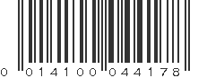 UPC 014100044178