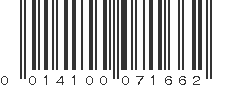 UPC 014100071662