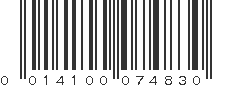 UPC 014100074830