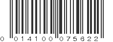 UPC 014100075622